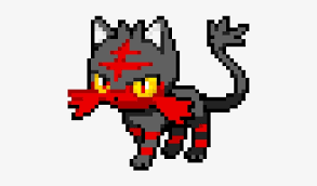 Drawing pixel art is easier than ever while using pixilart. Litten Pixel Art Pokemon Fire Red Transparent Png Pixel Art Pokemon Pixel Art Pokemon Art