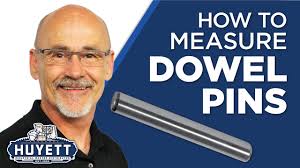 With Huyett in your corner, you never need to through in the dowel! In our  easy-to-follow video, we get straight to the point and demonstrate how to  correctly measure a dowel pin. 📏 Grab your calipers ...