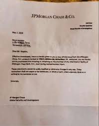 Regardless of whether you're moving to a new city or just want to change banks, the easiest way to close an account is to put it in letter form. Mark Rizzn Hopkins On Twitter Since This News Event Chase Bank Has Actually Sent Me A Letter Closing Down My Account And Asking Me Not To Set Foot On Chase Bank Property