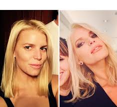 Jessica simpson just underwent a major hair makeover to 'super baby blonde' while she was pregnant! Jessica Simpsons Gets Bleach Blonde Hair Makeover Hollywood Life