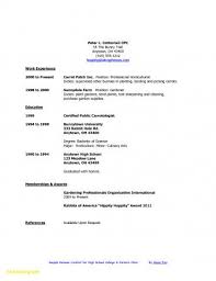 Job High School Student Employment Resume Template