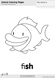 What kind of chips are at home pages fish and chips? Fish Coloring Page Super Simple