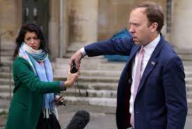 Hancock, who spearheaded the country's pandemic response, was the latest member of the government to be accused of. Matt Hancock Spotted On Swiss Alps Break With Gina Coladangelo The Independent