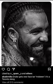Drake gets new face tatt : rDrizzy