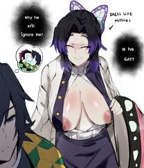 demon slayer, kimetsu no yaiba, kochou shinobu, tomioka giyuu, kurenaiz1 -  R34 Vault