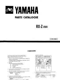 Diagram citroen c1 wiring diagram 2015 full version hd. Yamaha Rxz 5speed Owner Manual