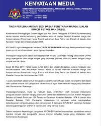 Skim harga maksimum musim perayaan (shmmp) telah dilaksanakan bermula tahun 2000 di bawah akta kawalan harga dan antipencatutan 2011 (dahulu akta kawalan harga 1946). Portal Rasmi Kpdnhep Penguatkuasaan Pematuhan Harga Jualan Runcit Petrol Dan Diesel Oleh Kpdnhep