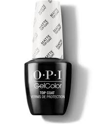 Let the topcoat dry completely. Gel Matte Top Coat Opi