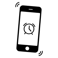 Ready to be used in web design, mobile apps and presentations. Phone Alarm Clock Icons Download Free Vector Icons Noun Project