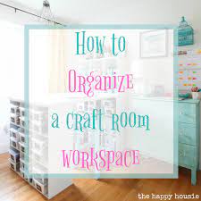 Over the 15+ years i've had a craft room i've learned a ton. How To Organize A Craft Room Work Space The Happy Housie