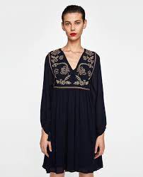 Image 3 Of Embroidered Waistcoat Dress From Zara Idees Vestimentaires Robes Elegantes Vetements Brodes