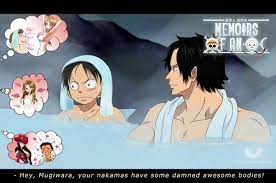 One Piece Ff Ace Luffy Bath Ace And Luffy Manga Anime One Piece One Piece Manga