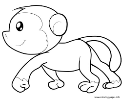 Cute monkey pictures to color. Cute Monkey Printable7935 Coloring Pages Printable