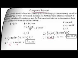 Simple Interest Formula Video Lessons Examples And Solutions Simple Interest Studying Math Math Formulas