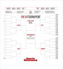 Sample Tournament Bracket 5 Documents In Pdf
