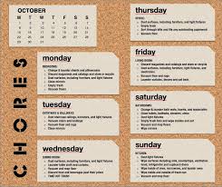 Weekly Chores List That I Made Home Business Organization Chore List Clean House Schedule