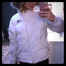 The North Face Jackets Coats North Face White Down Faux Fur Hood Puffer Jacket Poshmark I wear this jacket myself, and the the timberland goose eye down jacket is a great choice for those interested in a sporty yet warm with 650 fill power from white duck down, drawstring hems, adjustable snapped cuffs, and a removable. north face white down faux fur hood puffer jacket