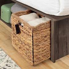 The south shore avilla storage bed has been designed and manufactured as a contemporary bed, which looks quite unusual and ingenious. South Shore Avilla Storage Bed With Baskets Walmart Canada