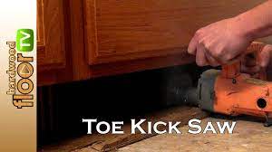 Toe Kick Saw Also Called Flush Cut Youtube