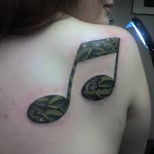 The following examples will give you a good idea of just how many different designs you can make using musical notation. Music Note Tattoo Home Facebook