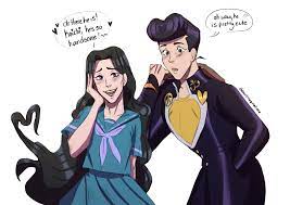 Jotaro maybe josuke's nephew but in reality their relationship is like mentor and student with josuke even calling jotaro mr. Chloesimagination Ok Some More Josuke And Yukako Sibling Art