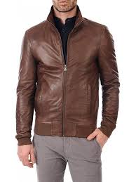 Pin On Mens Leather Bomber Jacket
