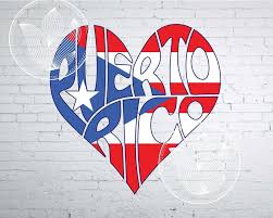Puerto Rico Word Art With Flag Puerto Rico Flag Svg Dxf Eps Png Jpg Puerto Rico Logo Design Puerto Rico Word In Heart Shape Word Art Pr Flag Heart Shapes