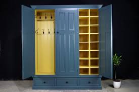 Select a cabinet with doors or drawers to store gloves, shopping totes and related outdoor essentials. Entrance Hall Cupboards Custom Wardrobes Painted Vintage Antique Farmhouse Furniture