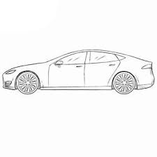 Tesla roadster is able to move 250. Tesla Model S Coloring Page Coloringpagez Com