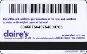 Claire's gift card balance finder. Gift Card Get What U Want Claire S United Kingdom Of Great Britain Northern Ireland Claire S Col Uk Claire S 002 02