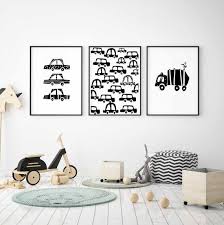 Black And White Nursery Wall Decor Cars Nursery Print Instant Download Black White Nursery Etsy Nursery Wall Art Printable Boys Room Decor White Nursery