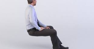 Dennis 0277 Business Man Sitting 3d Model Man Sitting Business Man Render People