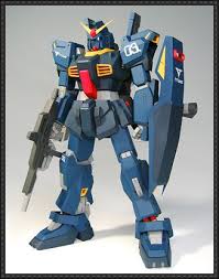 Rx 178 Gundam Mk Ii Titans Free Paper Model Download Paper Models Free Paper Models Gundam