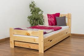 Kojenbett massivholz kiefer / echtholz kommode crondira aus kiefer massivholz in. Einzelbett Gastebett Kiefer Vollholz Massiv Natur A26 Inkl Lattenrost Abmessung 90 X 200 Cm