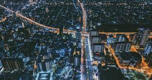  Wallpaper Pemandangan Kota Malam Hari Hd Yellow Kaligrafi Allah Wallpapers Hd Wallpaper Yel Foto Foto Pemandangan Kota S Osaka Japan Night City Japan Photo