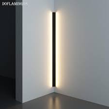 2021 Modern Corner Led Wall Lamp Minimalist Indoor Light Fixture Wall Sconces Stair 100cm 150cm Bedroom Bedside Home Hallway Light From Zhexie 91 85 Dhgate Led Wall Lamp Wall Lamp Modern Wall Lights Hallways