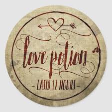 Vintage Halloween Love Potion Label Zazzle Com In 2020 Halloween Potion Bottles Halloween Potions Potion Labels