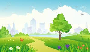 صورة للطبيعة و تعلمنا ان نتأمل التطبيعه و خلق الله تعالى و نشكره على نعمه City Illustration Park City Art Images
