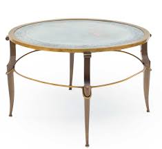 Picket house furnishings katie rectangle mirrored coffee table ctpl100cte $316.03 new convenience concepts 413382ss gold coast mirror coffee table with two drawers si French Bronze Mirrored Coffee Table 1