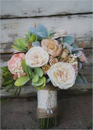 Artiflr artificial flowers rose bouquet 2 pack fake flowers silk plastic artificial white roses 18 heads bridal wedding bouquet for home garden party wedding decoration (white). Diy Faux Flower Wedding Bouquet That Looks Like Natural Weddingomania