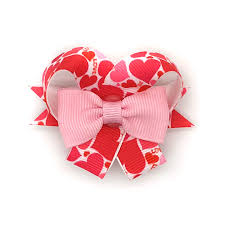 Blushing Hearts Snap-in Dog Bows® Bow Top Knot Bows Dog - Etsy