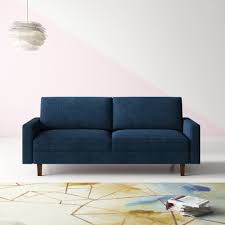 The sofa features a square back with lace tufted design, sinuous springs and a thick foam cushion for extraordinary comfort. Hashtag Home Mckenly Linen Square Arm Sofa Reviews Wayfair