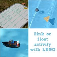 sink or float with lego science
