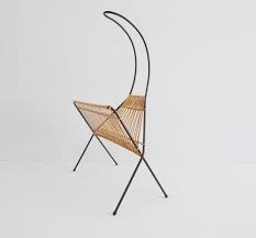 Linear upright design we have the perfect solution for transporting and storing your folding chairs. Large Mid Century Metal And Bast Magazine Rack For Sale At Pamono