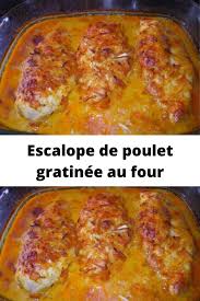 Escalope De Poulet Gratinee Au Four Toutes Recettes Escalope De Poulet Recettes De Cuisine Recette Escalope De Dinde