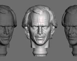Jack Torrance Custom 8 1/9th Scale 3D Printed Head