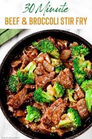 30 Minute Beef And Broccoli Stir Fry Beef Recipes Easy Recipes Healthy Beef Recipes