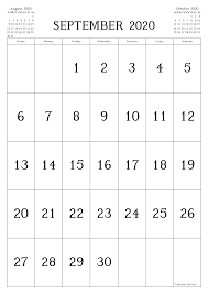 There are lots of that means you can create calendars for 2020 and 2021, or you could leave the dates blank. Calendars And Planners For Printing September 2020 Letter Legal A4 A3 To Pdf And Png 7calendar