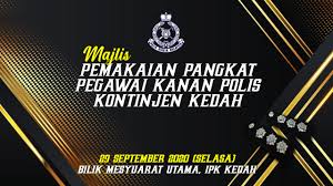 The ipp gombak in turn reports to ibu pejabat polis kontingen selangor (ipk selangor) in shah alam. Polis Kedah 16 Inspektor Polis Kontinjen Kedah Dinaikkan Facebook