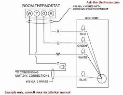 Room thermostat wiring diagrams for hvac systems. How To Wire A Thermostat